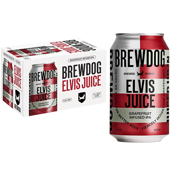 BrewDog Elvis Juice Grapefruit IPA 5.1% - 24 x 33 cl Dose