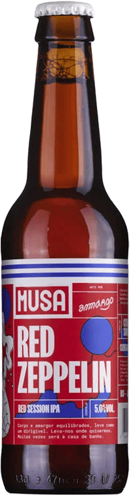 Musa Red Zeppelin 5% - 12 x 33 cl Musa Red Zeppelin 5% - 12 x 33 cl