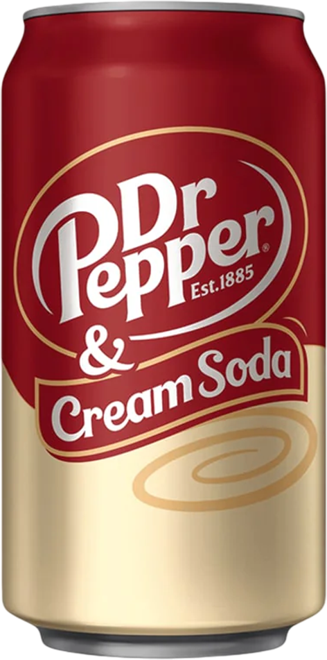Dr. Pepper Cream Soda - 35.5 cl Dose