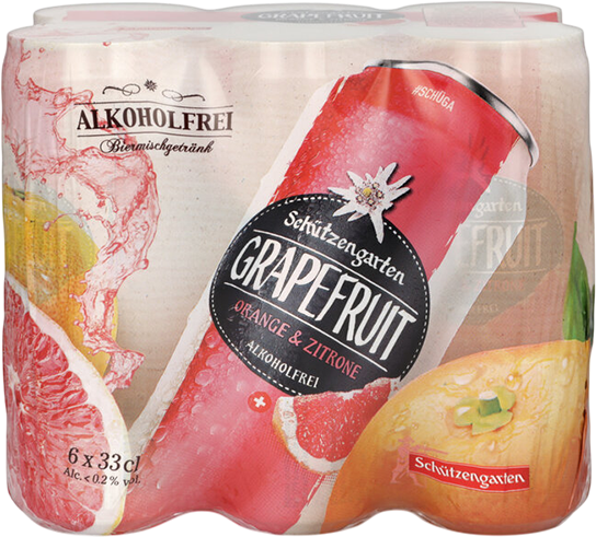 Schützengarten Grapefruit alkoholfrei - 33 cl Dose