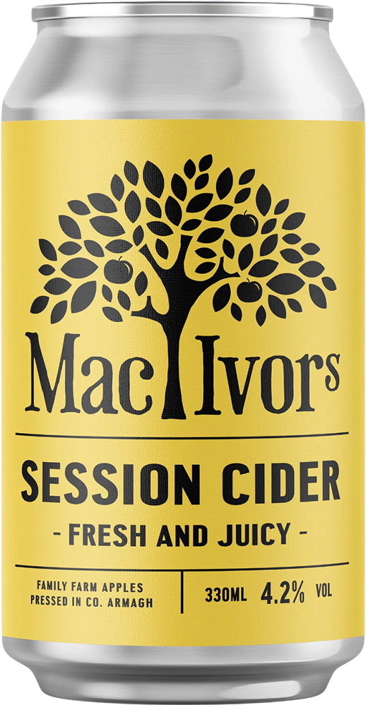 Mac Ivors Session Cider 4.2% - 24 x 33 cl Dose Mac Ivors Session Cider 4.2% - 24 x 33 cl Dose