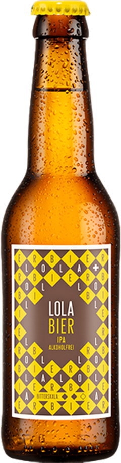 LOLA Bier IPA Alkoholfrei - 33 cl