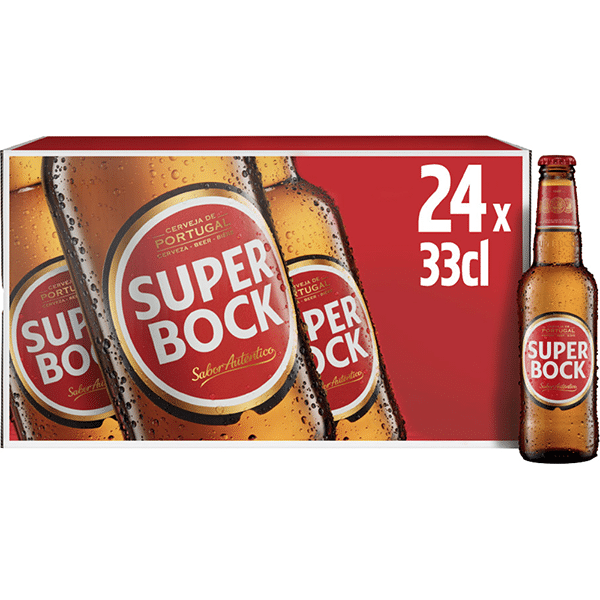 Super Bock Lager 5,2% - 24 x 33 cl