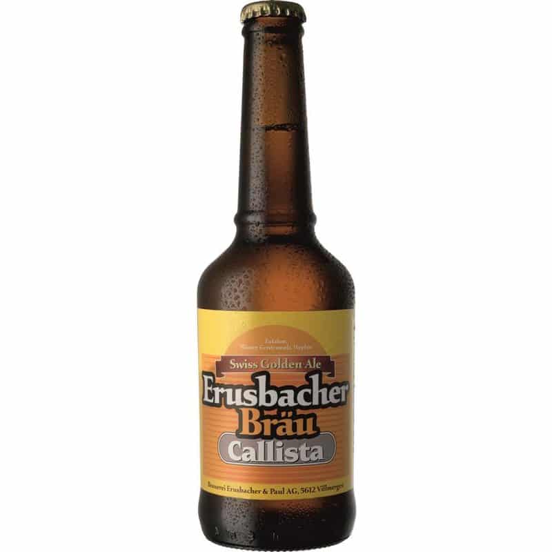Erusbacher Bräu Callista Swiss Golden Ale 4,4% - 20 x 33 cl Erusbacher Bräu Callista Swiss Golden Ale 4,4% - 20 x 33 cl