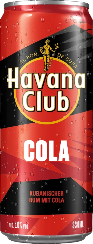 Havana Club & Cola 10% - Canette 33 cl
