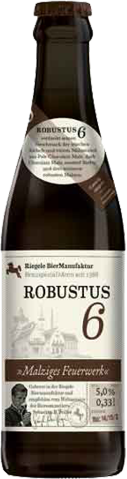 Riegele Robustus 6 Porter 5% - 24 x 33 cl