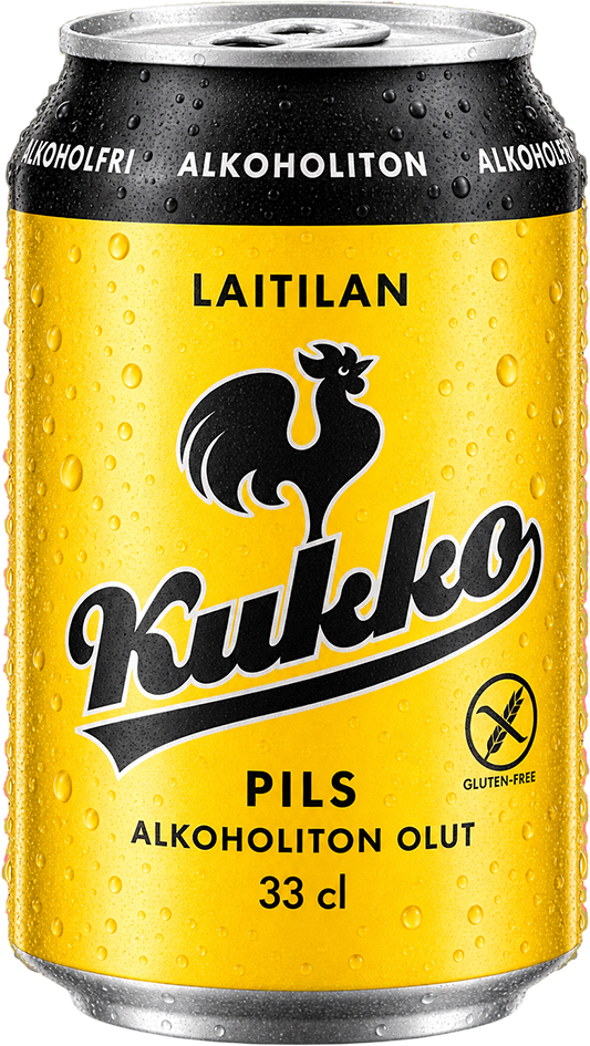 Kukko Pils alkoholfrei Glutenfrei - 33 cl Dose