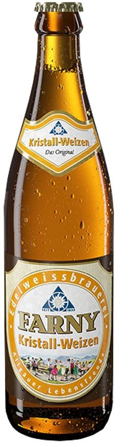 Farny Kristall-Weizen 5,3% - 20 x 50 cl MW