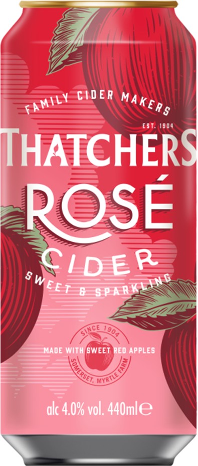 Thatchers Rosé Cidre 4,0% - 44 cl boîte Thatchers Rosé Cidre 4,0% - 44 cl boîte