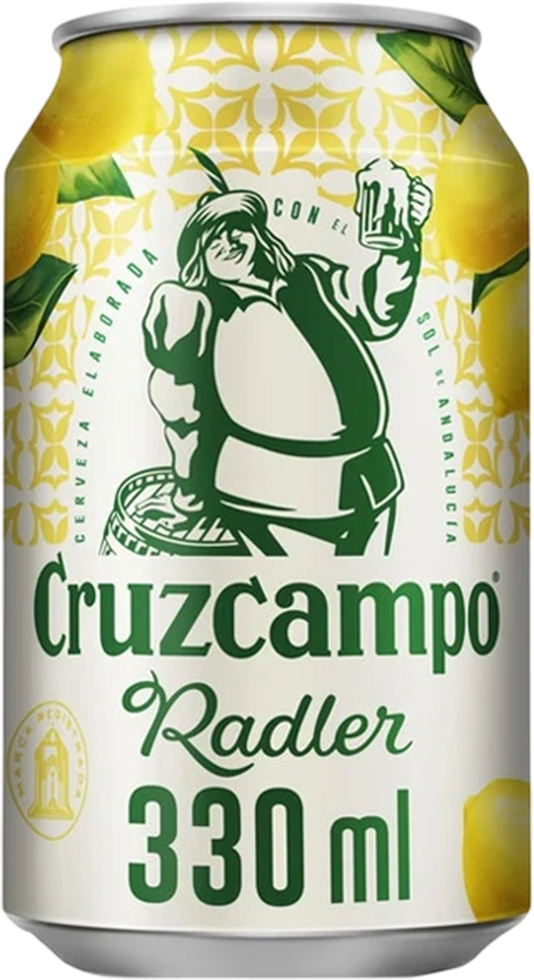 Cruzcampo Radler 2% - 33 cl Dose