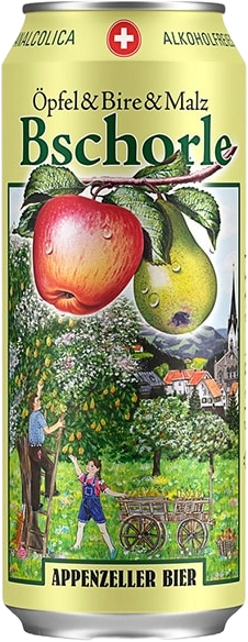 Appenzeller Bschorle Alkoholfrei - 6 x 50 cl Dose Appenzeller Bschorle Alkoholfrei - 6 x 50 cl Dose