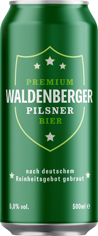 Waldenberger Premium Pilsner 5% - 50 cl Dose
