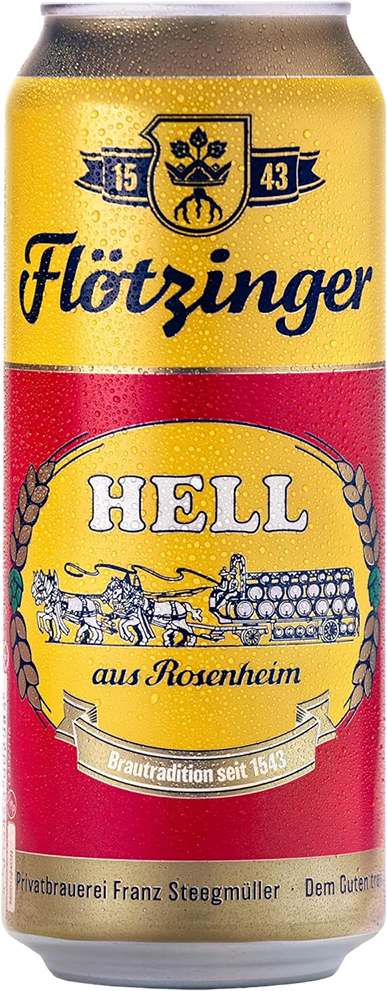 Flötzinger Hell 5.2% - 50 cl Dose