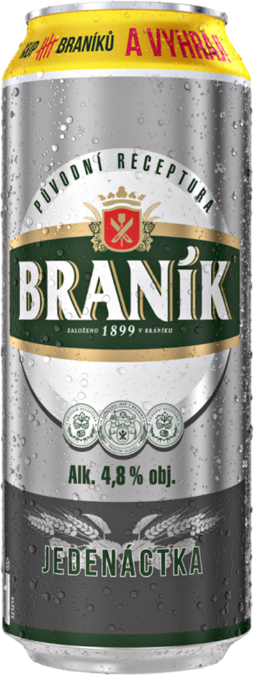 Branik 11° helles Lager 4.8% - 50 cl Dose