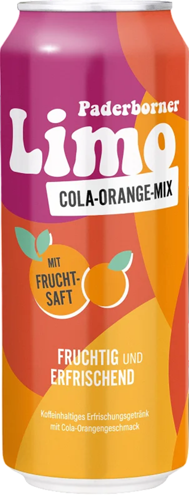 Paderborner Limo Cola-Orange Mix - Canette 50 cl