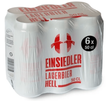Einsiedler Lager 4,8% - 24 x boîte de 50 cl Einsiedler Lager 4,8% - 24 x boîte de 50 cl