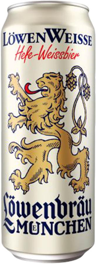 Löwenbräu München Hefe Weissbier 5.2% - 50 cl Dose