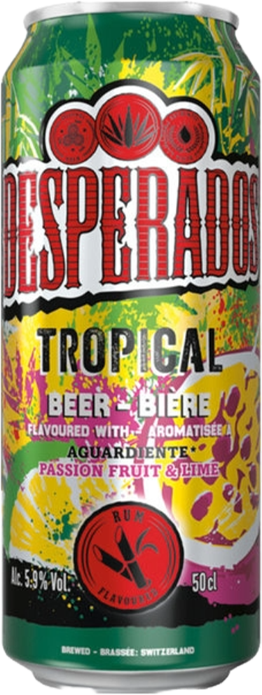 Desperados Tropical 5.9% - 6 x 50 cl boîte Desperados Tropical 5.9% - 6 x 50 cl boîte
