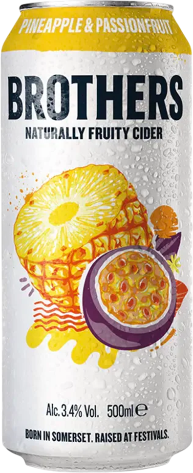 Brothers Passion & Pineapple 3.4% - 50 cl Dose