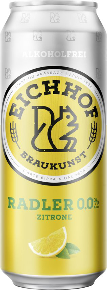 Radler sans alcool Eichhof - 24 x 50 cl canette Radler sans alcool Eichhof - 24 x 50 cl canette