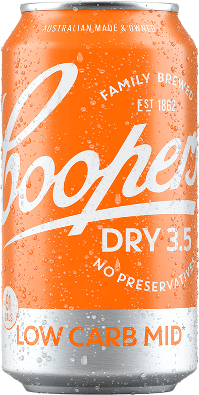 Coopers Dry Mid 3.5% - 37.5 cl Dose