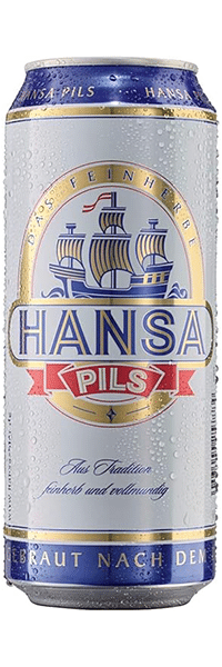 Hansa Pils 4,8% - 24 x 50 cl canette Hansa Pils 4,8% - 24 x 50 cl canette