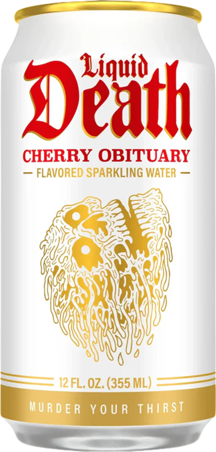 Liquid Death Cherry Sparkling Water - 35.5 cl Dose