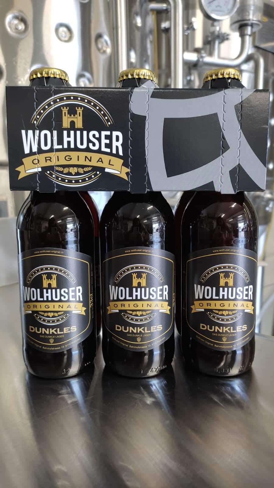 Wolhuser Original Lager Dunkel 5,0% vol. 24 x 33 cl Wolhuser Original Lager Dunkel 5,0% vol. 24 x 33 cl