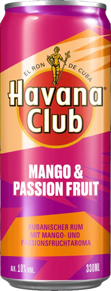 Havana Club Mango & Passionfruit 10% - 33 cl Dose