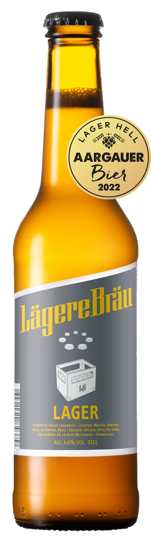 Lägere Bräu Lager 4,6% - 24 x 33 cl