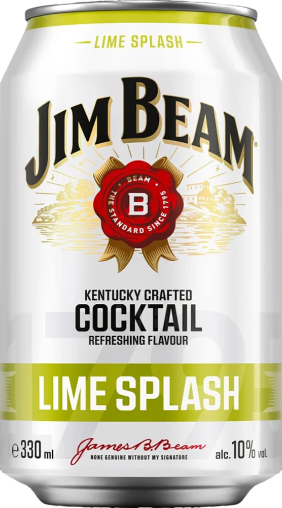 Jim Beam Lime Splash 10% - 33 cl Dose