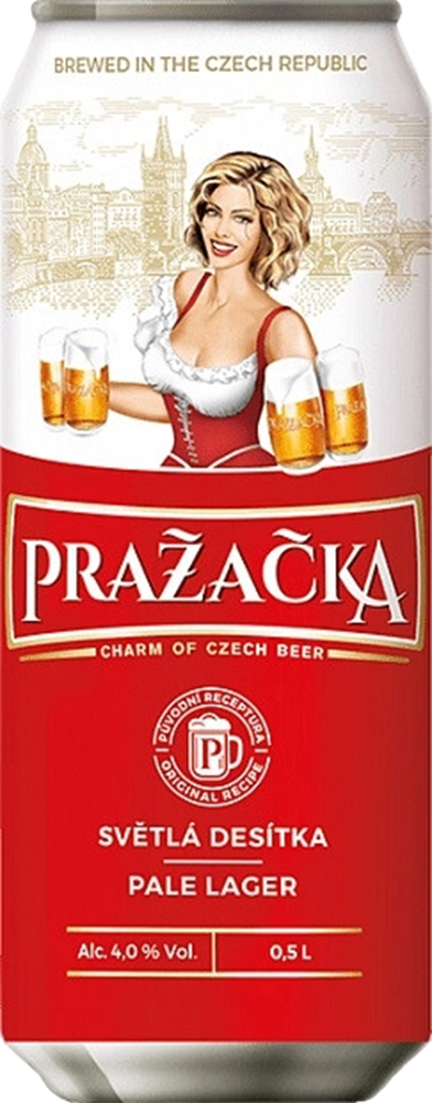 Prazacka Hell 4% - lattina da 50 cl
