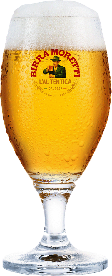 Birra Moretti Pokal Glas - 6 x 30 cl