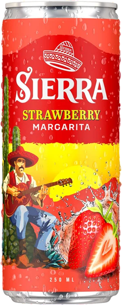 Sierra Strawberry Margarita 10% - 25 cl Dose