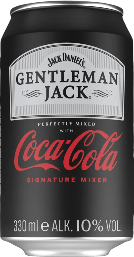 Jack Daniels Gentleman Jack and Coca-Cola 33 cl Dose