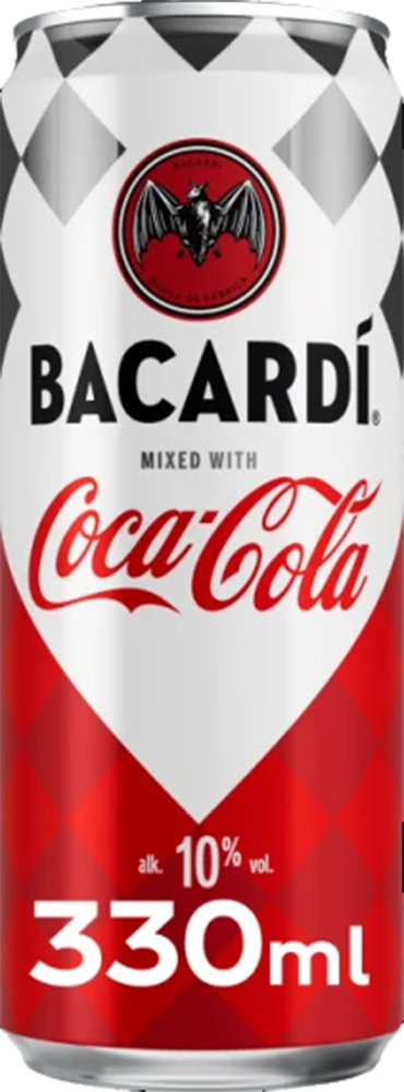 Bacardi Coca-Cola 10% - 33 cl Dose
