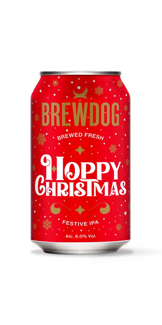 BrewDog Hoppy Christmas 6,0% - 12 x 33 cl Dose