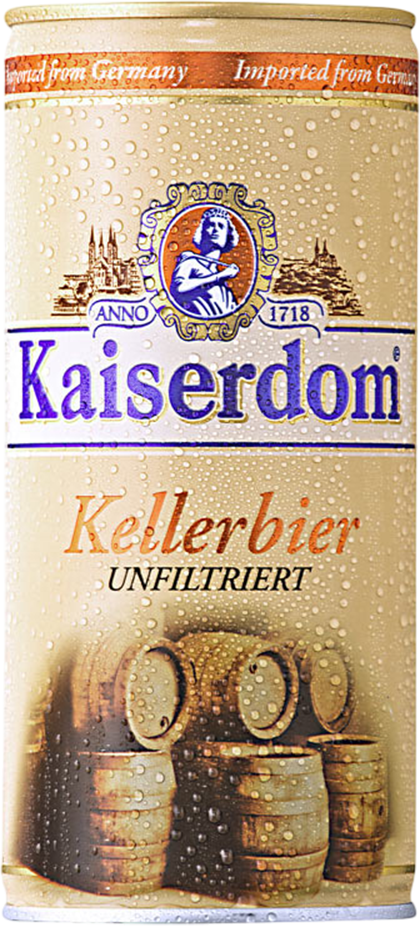 Kaiserdom Kellerbier 4.7% - 1 Liter Dose
