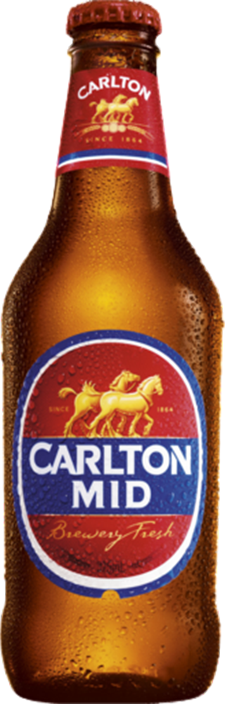 Carlton Mid Lager Stubby 3.5% - 37.5 cl