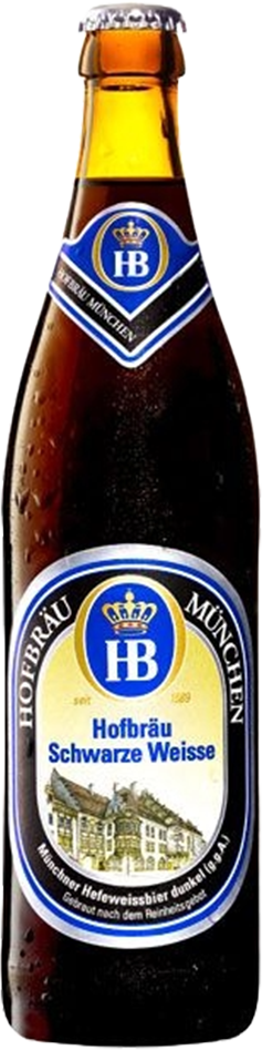 Hofbräu Münchner Schwarze Weisse 5.1% - 20 x 50 cl