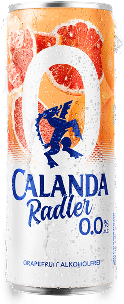 Calanda Radler Grapefruit sans alcool - 6 x 33 cl canette Calanda Radler Grapefruit sans alcool - 6 x 33 cl canette