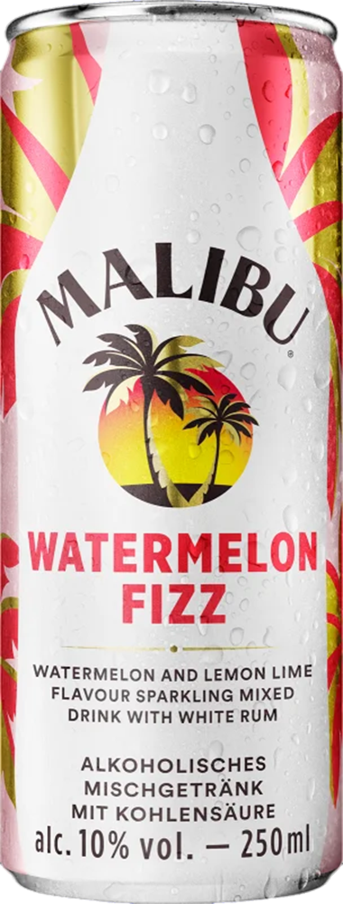 Malibu Watermelon Fizz 10% - 25 cl Dose