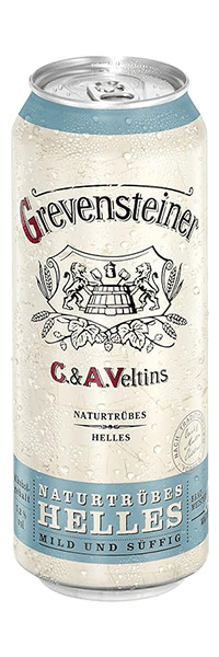 Grevensteiner Naturtrübes Helles 5,2% - 24 x 50 cl canette Grevensteiner Naturtrübes Helles 5,2% - 24 x 50 cl canette