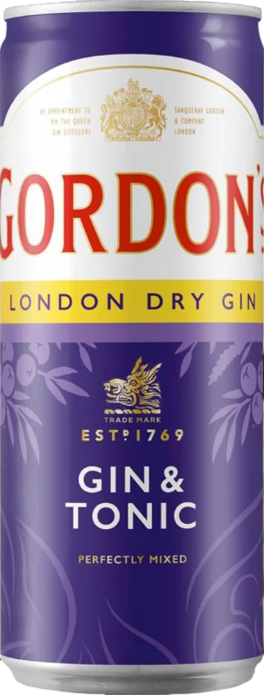 Gordons Gin and Tonic 25 cl Dose