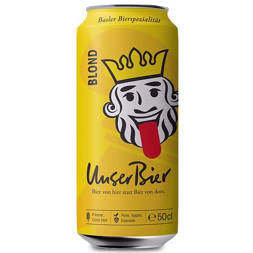 Unser Bier Blond 5,0% - 24 x 50 cl Dose