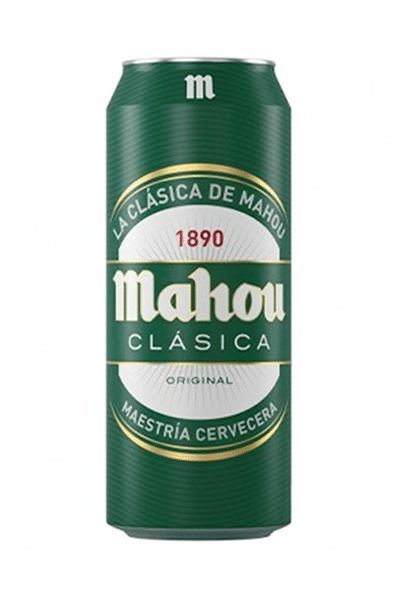 Mahou Clasica 4,8% - 24 x 50 cl boîte Mahou Clasica 4,8% - 24 x 50 cl boîte