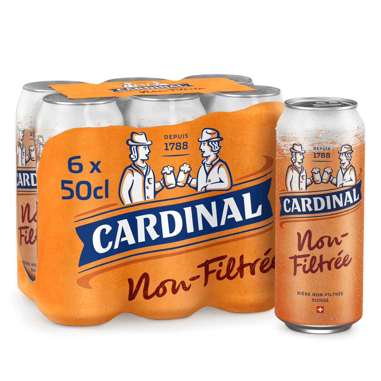 Cardinal Bier Non-Filtrée Kellerbier 4,7% Vol. 24 x 50 cl Dose