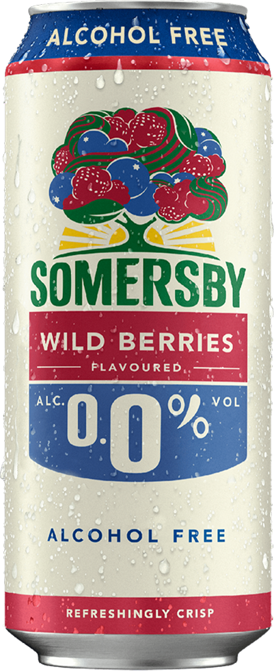 Somersby Wild Berries Alkoholfrei - 4 x 50 cl Dose