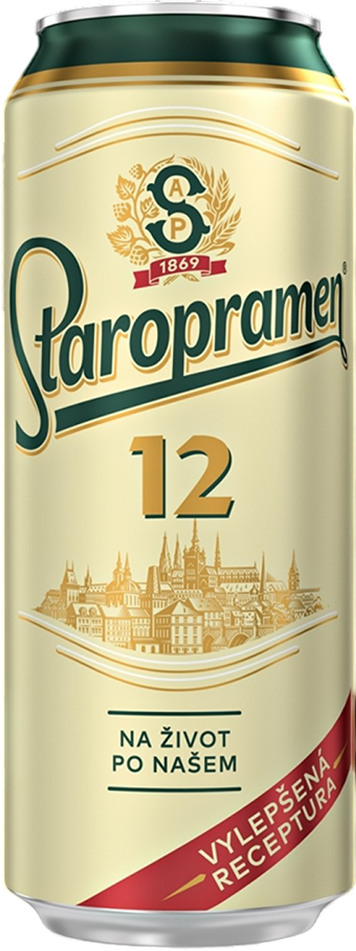 Staropramen 12° Originale 5,2% - Lattina da 50 cl