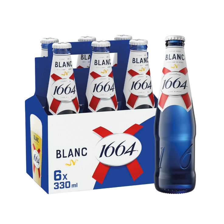 Kronenbourg 1664 Blanc 5% - 6 x 33 cl Kronenbourg 1664 Blanc 5% - 6 x 33 cl